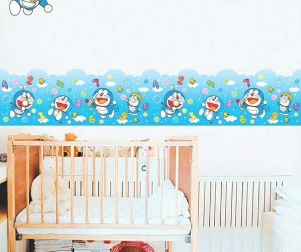 raja vauvan huone hauskoja aiheita piristää kirkkaita seiniä