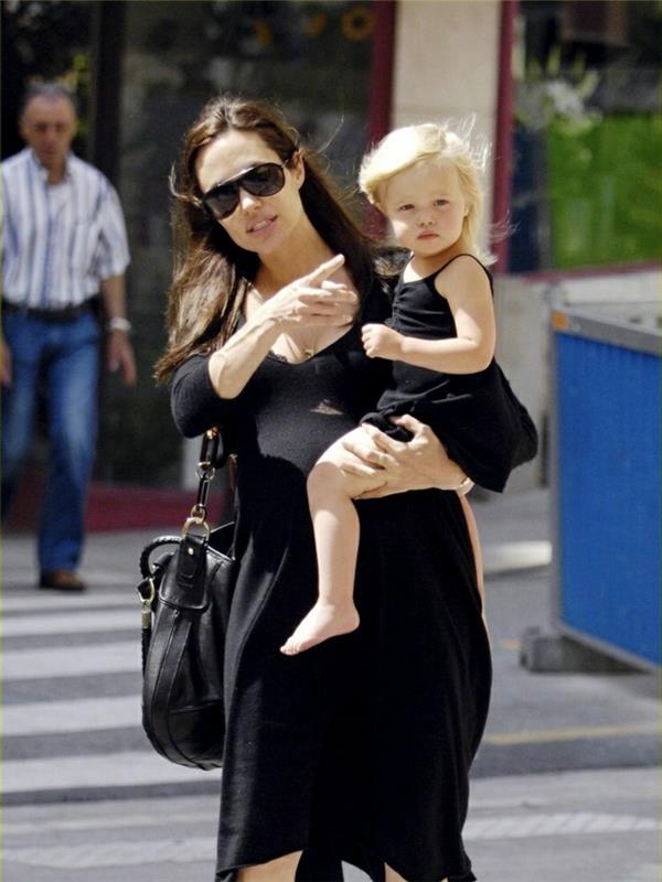 brad pitt ja Angelina Jolien lasten tytär
