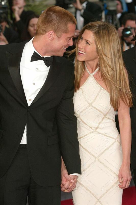 Brad Pitt ja Jennifer Aniston naimisissa