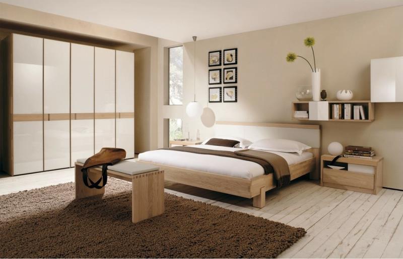ruskea seinämaali feng shui makuuhuoneen värit ruskea beige