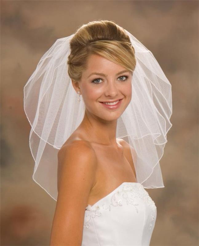häät kampaus huntua vintage häät ideoita updo