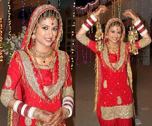 Pandzsábi esküvői Salwar öltöny