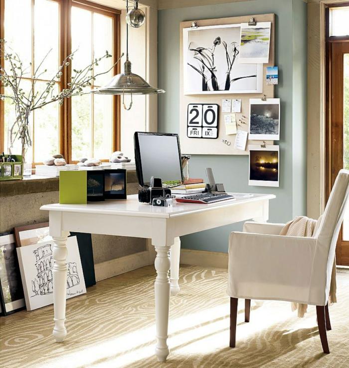 toimistokalusteet valkoinen toimistokalusteet nojatuoli kirjoituspöytä puu metalli kromi riippuvalaisin