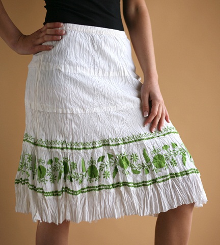 Kort kosteskaft nederdel til kvinder