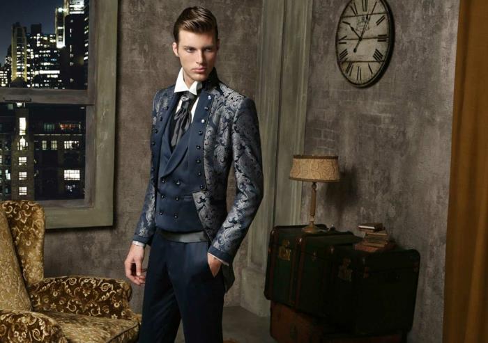 sulhanen muoti vintage retro näyttää haute couture miesten muoti 2016 maestrami