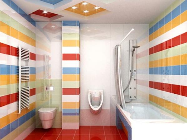 värikäs laatat kylpyhuone huonekalut kylpyhuone ideoita kuvia