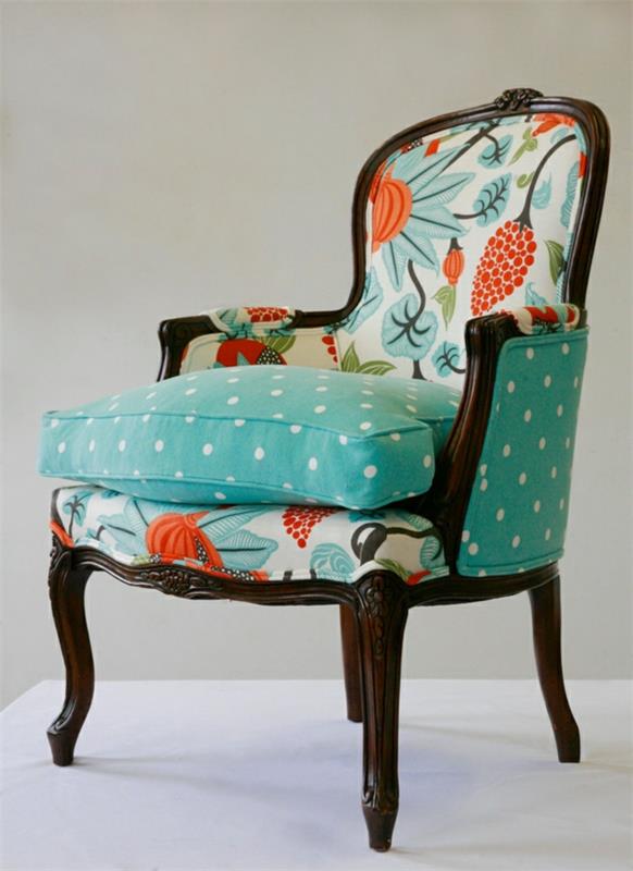 värikäs nojatuoli kukka elementtejä heittää tyynyt etsy