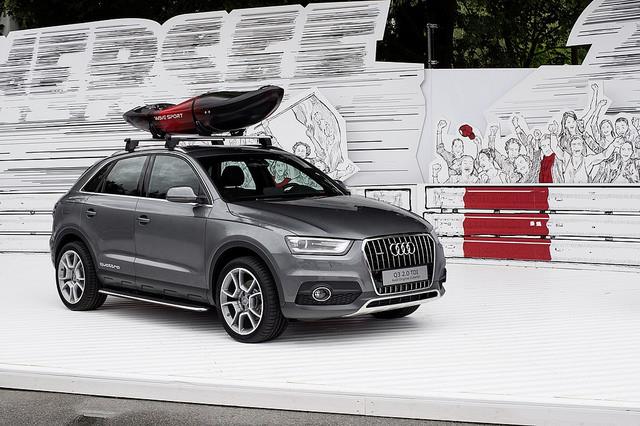leirintäteltta audi Q3 tdi quattro