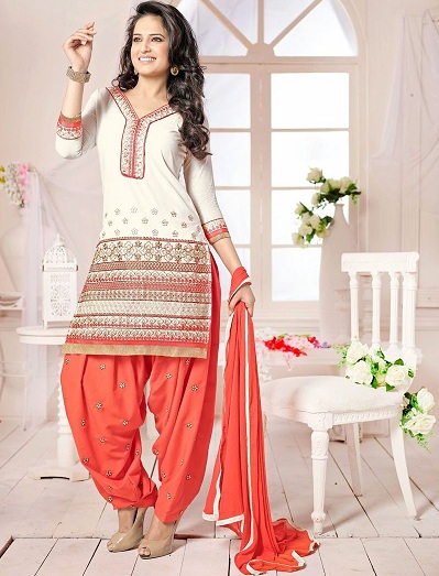 Alkalmi pamut Salwar Kameez