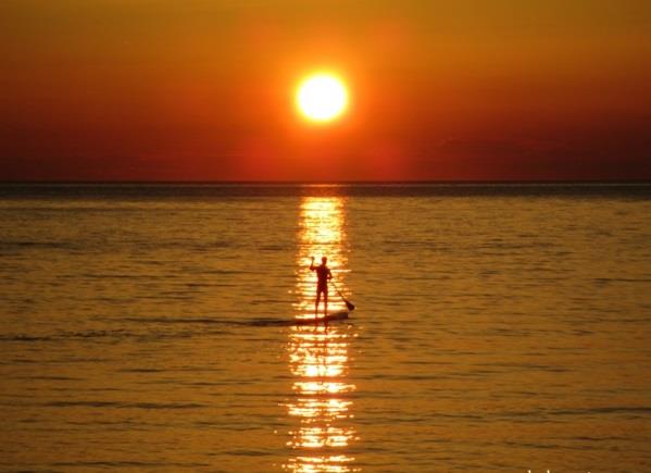 chillout musiikki ympäristön auringonlasku