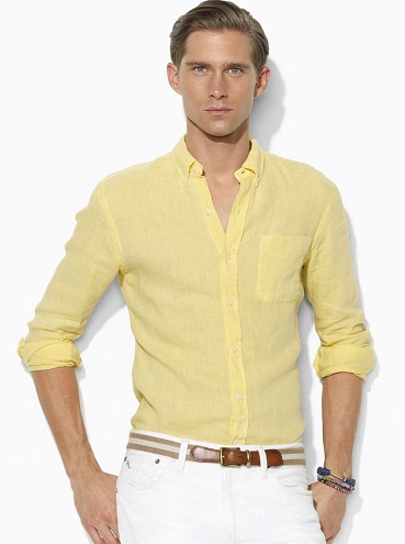 Branded Button Down Shirt til Herrer