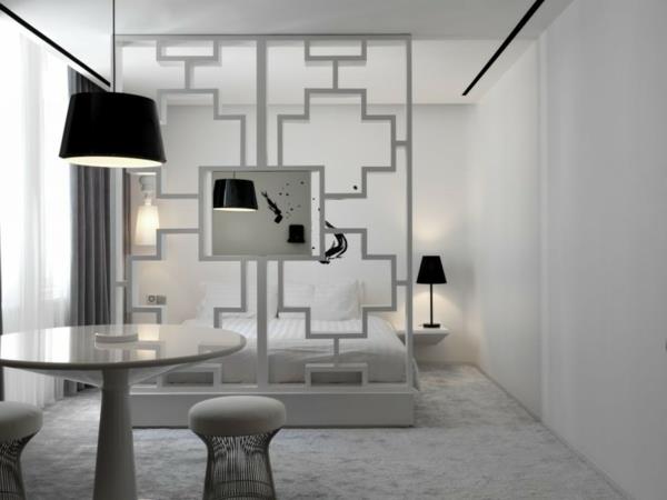 club -hotelli singaporessä valkoinen design -riippuvalaisin valkoinen musta