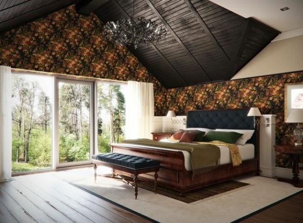 viileät siirtomaatyyliset vuoteet pitkä rekkasänky täydellinen makuuhuone