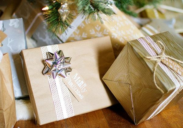 viileitä sisustusideoita lahjapakkauslaatikon laatikkoon jouluun