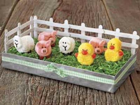 Tee viileitä pääsiäiskoristeita silmiinpistäviä kukkia Pääsiäiskoristeiden tinker kukat katseenvangitsija