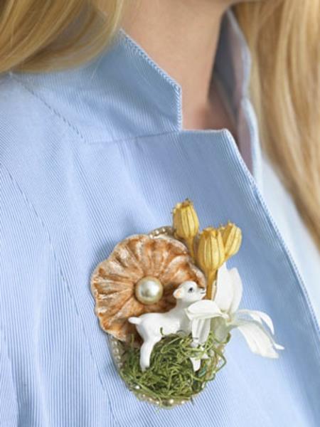 viileä pääsiäiskoristeellinen näppärä rintakoru näpertele viileitä pääsiäiskoristeita