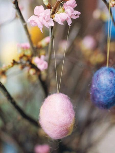 viileät pääsiäiskoristeet tinker huopa koristeet tyylikäs villa viileät pääsiäiskoristeet tekevät huovakoristeita