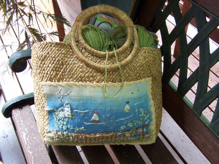 hienoja käsityöideoita naisten laukku koristele diy deco -idea