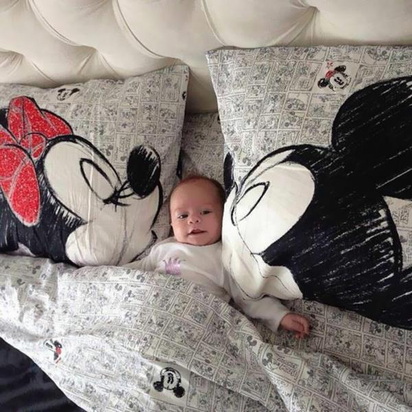 vuodevaatteet mickey minnie hiiri