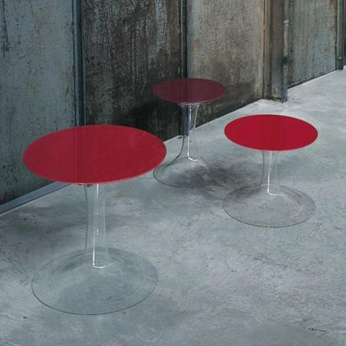 viileä suunnittelija sohvapöydät punainen pöytälevyt pyöreä
