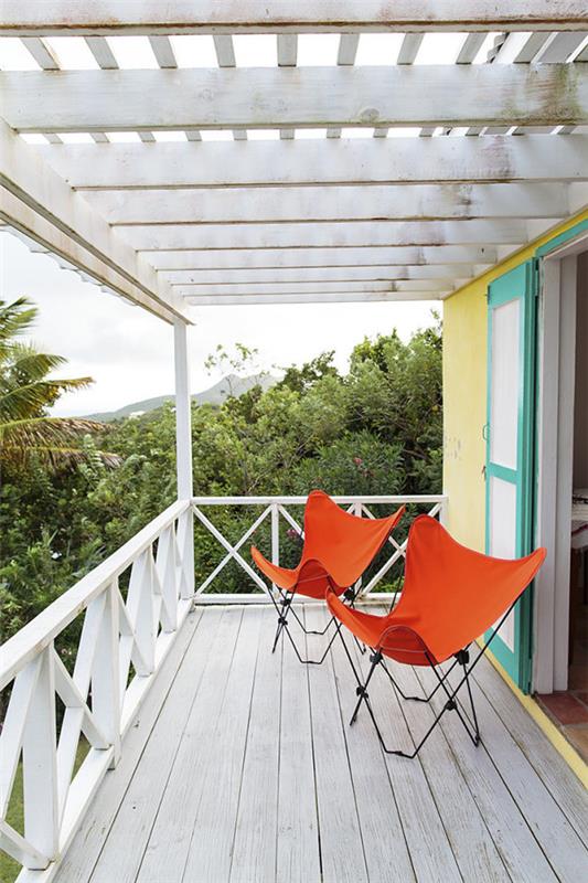 viileä patio sisustusideoita design taitettavat tuolit patio decking puinen pergola