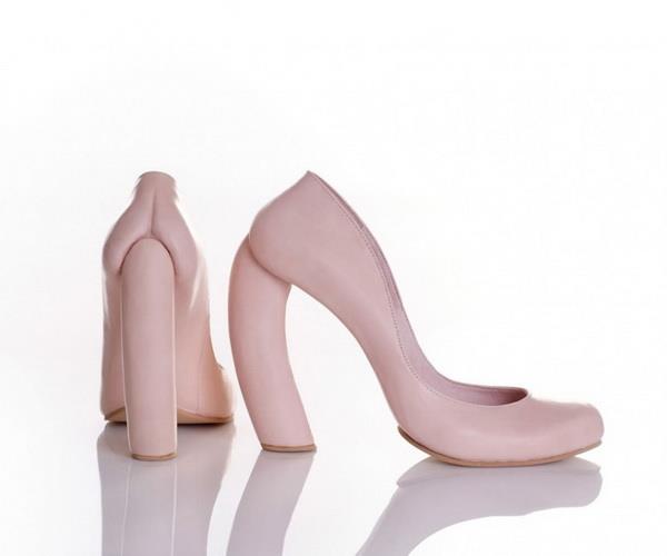 viileä omituinen naisten kengät purukumi vaaleanpunainen väri