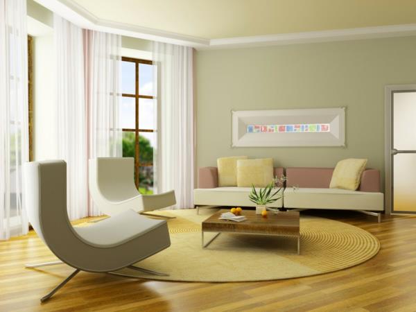 viileät värit olohuoneen nojatuolille moderni mielenkiintoinen