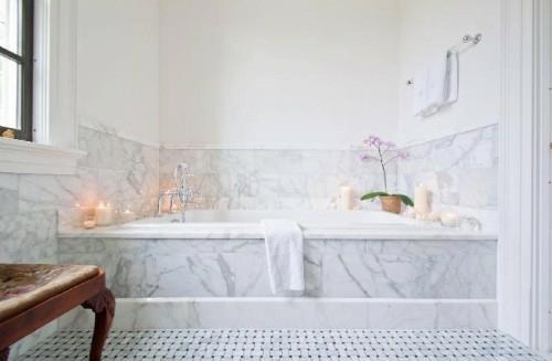 viileä laatta peili ideoita kylpyhuone valkoinen sisustus