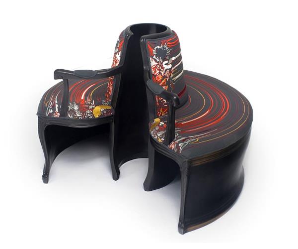 viileä klassinen tuoli suunnittelee käsinojan selkänoja omituinen