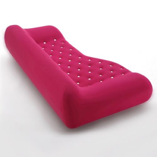 tyylikäs ylellinen sohva suunnittelee vaaleanpunaista tyylikästä