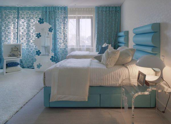 viileä makuuhuoneen väripaletti sininen mielenkiintoinen
