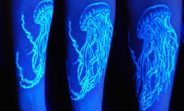 tatuoinnit uv tatuointi meduusoja