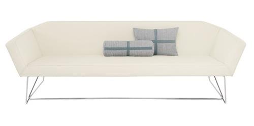 viileä valkoinen sohva malleja matala tyylikäs mukava ergonominen