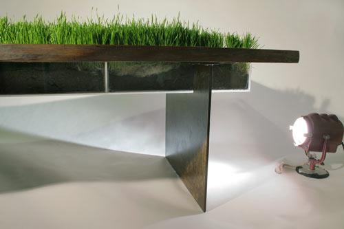 viileä kasvisäiliöpöytä wheatgrass valaistus
