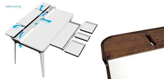 viileä kirjoituspöytä suunnittelu lastenhuoneen idea huonekalut