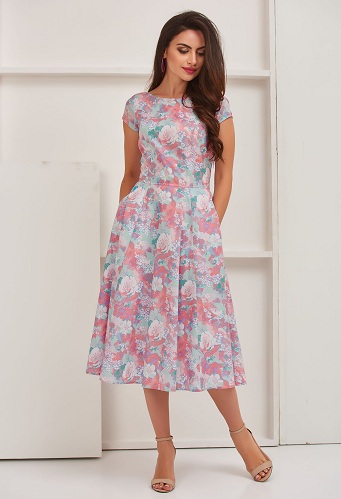 Cap Sleeve Kjole