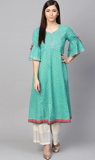 Biba Bandhani pamut Kurtis