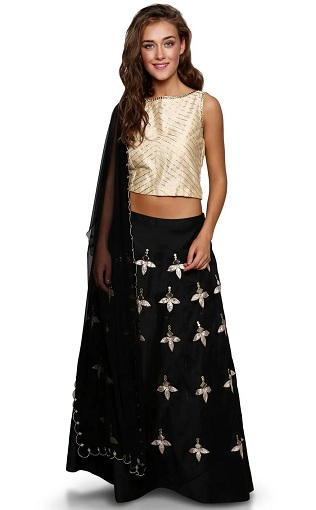 Brude Lehenga i bomuld