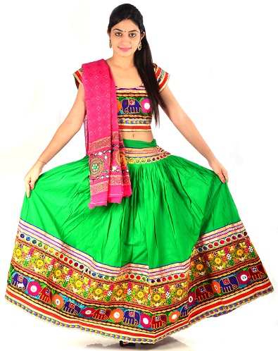 Bomuld Chaniya Choli Gujarati