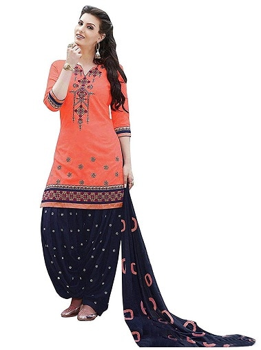 Punjabi bomuld Salwar Kameez