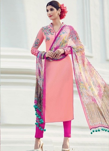 Nyári pamut Salwar Kameez