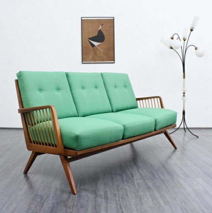 sohva ostaa olohuoneen huonekalut design -sohva raikkaan vihreä