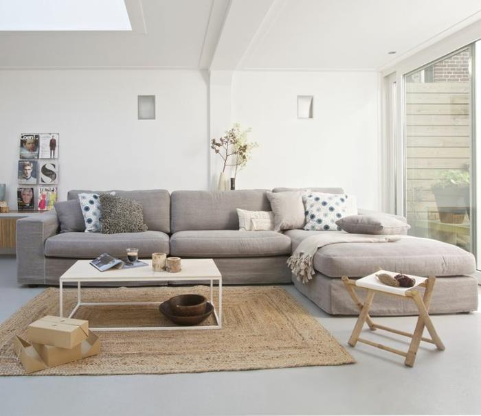sohva nukkumistoiminnolla olohuoneen huonekalusuunnittelusohva
