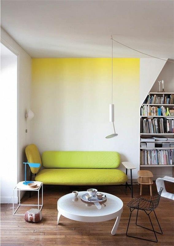 sohvapöytä pyöreä olohuone ideoita pyöreä sohvapöytä valkoinen moderni