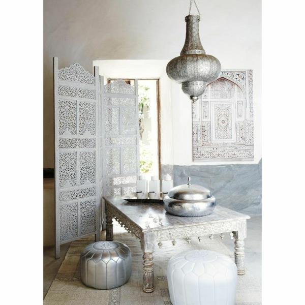 sohvapöydät marokkolaiset sivupöydät hopeaa