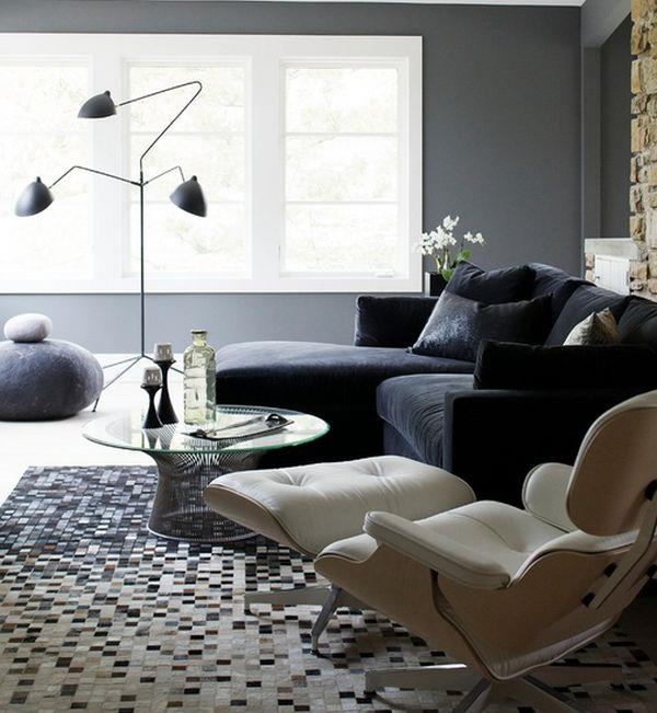 sohvapöydät ja tyylikäs koristelu pienistä ja suurista villakivistä