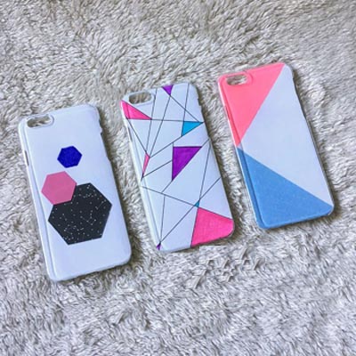 DIY telefon borító kézműves