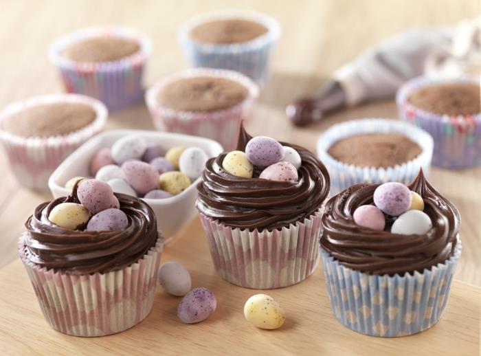 cupcake deco ideoita pääsiäismunia karkkeja juhlia ideoita
