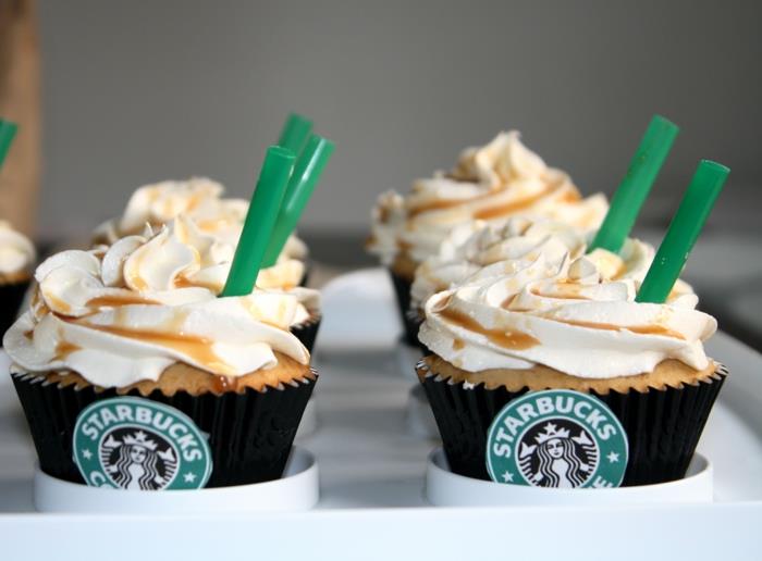 cupcake deco -ideoita starbucks caramel frappuccino