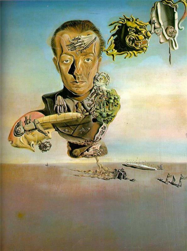 dadaismi salvador dali muotokuva paul aluard